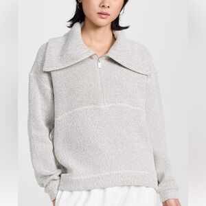 Sweaty Betty Restful Bouclé Half Zip Pullover